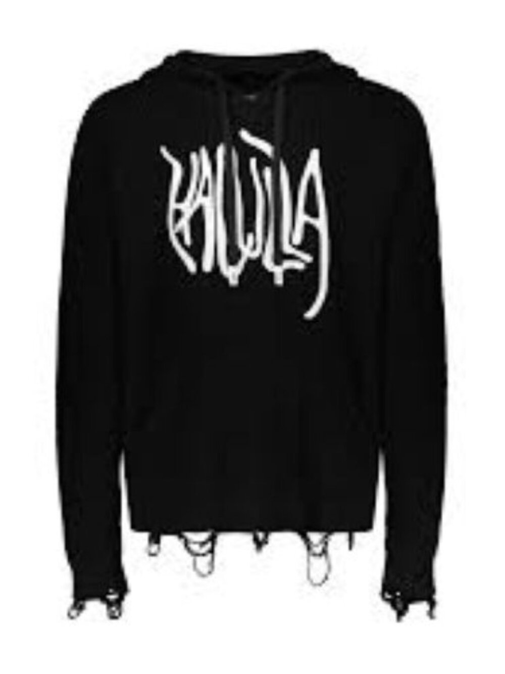 Brand New Haculla Distressed Knitted Sweater Hoodie Mens size Large